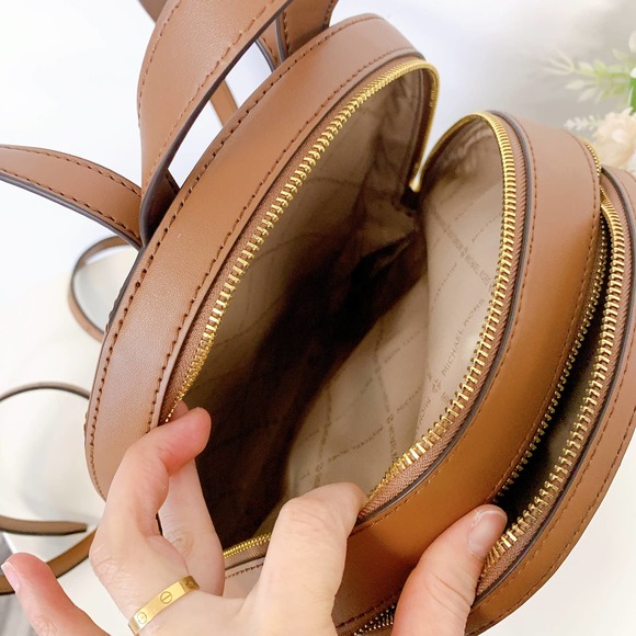 Michael Kors 35S2G8TB2B Jaycee Medium Logo Backpack IN BROWN - Picture 4 of 7